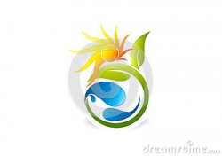 healing water logos | Sun, Plant, People, Water,natural,logo ...
