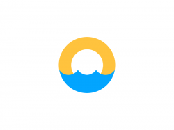 Oasis / sun / O / Desert / water / logo design by Deividas ...