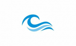 ocean wave abstract water logo | Water logo, Surf logo ...