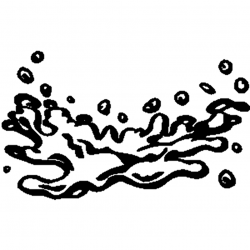 Water splash clipart black and white 3 » Clipart Station