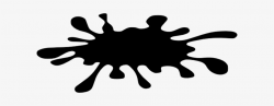 Water Splash Black And White Clipart - Black Paint Splash ...