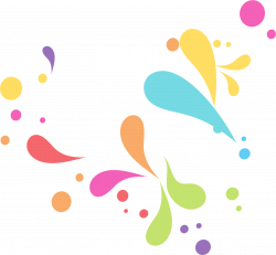 Splash clipart colourful water, Splash colourful water ...