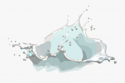 Vector Splashes Swimming Pool - Water Splash Png ...