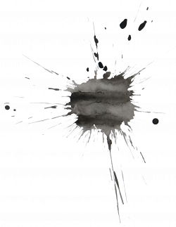 22 Black Watercolor Splatter (PNG Transparent) | OnlyGFX.com
