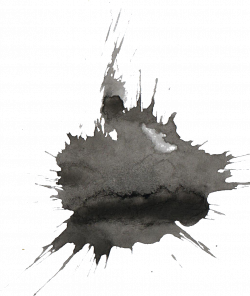 22 Black Watercolor Splatter (PNG Transparent) | OnlyGFX.com