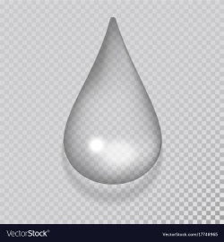 Realistic water drop liquid transparent raindrop