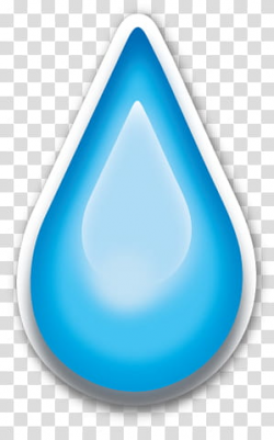 EMOJI STICKER , water drop illustration transparent ...