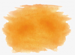 Report Abuse - Orange Water Color Brush Stroke Png - Free ...