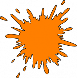 Orange Splash Clipart