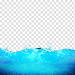 Blue water wave illustration, Water Ocean , water surface ...