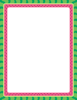 Watermelon Border | Clip Art - Boarders & Frames | Page borders ...