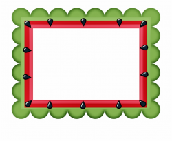 Pin By Ken Geok On Labels - Watermelon Border Clip Art Free PNG ...