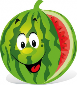 Cartoon watermelon: | FRUITS | Funny fruit, Watermelon cartoon ...