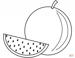 Watermelons coloring pages | Free Coloring Pages