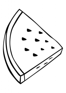 29 Watermelon Coloring Pages | Free Coloring Page Site - Clip Art ...