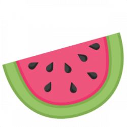 Watermelon SVG scrapbook cut file cute clipart files for silhouette ...