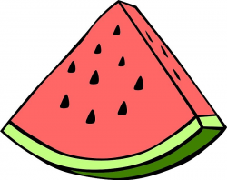 Watermelon piece drawing\