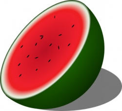 Watermelon clip art free vector in open office drawing svg - WikiClipArt