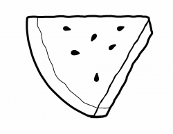 Watermelon illustration. #outline #bullentinboards #foodhero ...