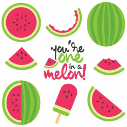 Watermelon Cut Files + Clip Art - Freebie Friday - Hey, Let\'s Make Stuff