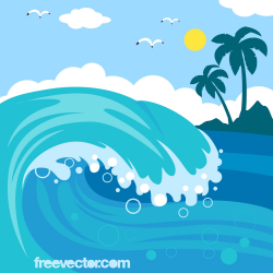 Free animated ocean waves clipart - Clip Art Library