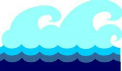 Ocean waves cartoon clipart free clipart images - ClipartBarn