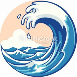 vector of ocean wave in a circle shape in 2019 | Symbol inspiration ...