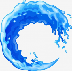 Blue Simple Wave Circle PNG, Clipart, Blue, Blue Clipart, Circle ...