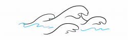 Ocean Wave Line Drawing Search Result Cliparts Png - Drawing Of ...