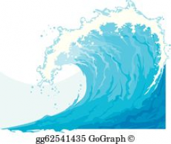 Ocean Wave Clip Art - Royalty Free - GoGraph