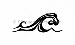 Black Wave Cliparts - Silhouette Of A Wave Free PNG Images & Clipart ...
