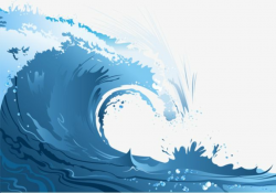 Blue Waves, Blue, Seawater, Danger PNG Transparent Image and Clipart ...