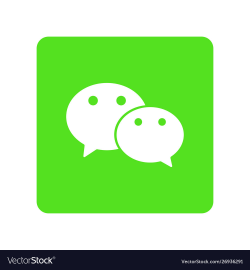 Social media symbol wechat