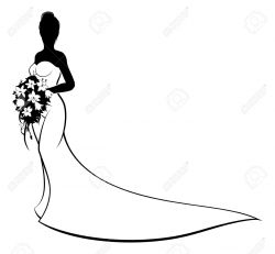 Bride Clipart Black And White | Free download best Bride Clipart ...