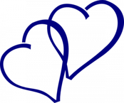 Blue Hearts Wedding Clipart - Clip Art Library