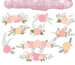 Floral Clip Art, Wedding Clipart, Ranunculus Flowers #2233187 - Weddbook