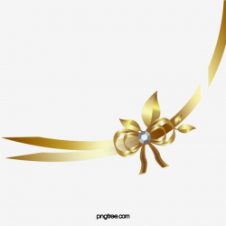 Golden Wedding Ribbon Icon, Wedding Clipart, Ribbon Clipart, Golden ...