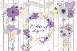 Vector Bicycle wedding clipart
