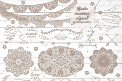 Rustic wedding clipart