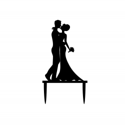 Wedding clipart image bride and groom dancing silhouette - Clip Art ...