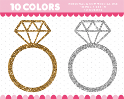 diamond ring Ring clipart free on png - Clipartix