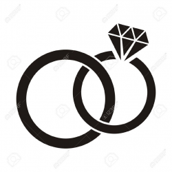 Interlocking Wedding Rings Clipart | Free download best Interlocking ...