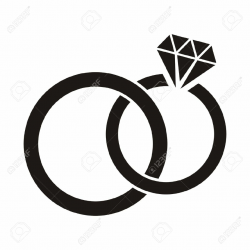 Wedding Rings Clipart Black And White | Free download best Wedding ...