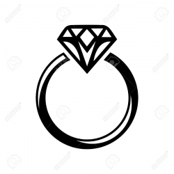 Wedding diamond ring clipart great free clipart silhouette jpeg ...