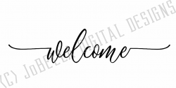 Download for free 10 PNG Welcome clip art cursive top images ...