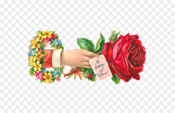 Welcome With Flowers Love PNG Rose Flower Clipart download ...