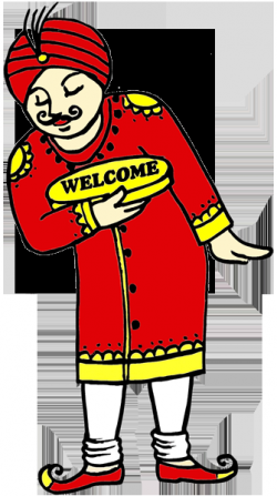 maharaja welcoming guests - Yelp