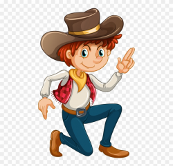 Wild West - Cowboy Clip Art No Background - Png Download ...