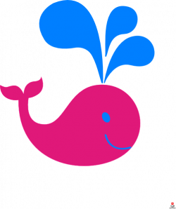 Pink And Blue Whale Clip Art at Clker.com - vector clip art online ...
