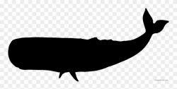Silhouette Clipart Whale - Png Download (#2750125) - PinClipart